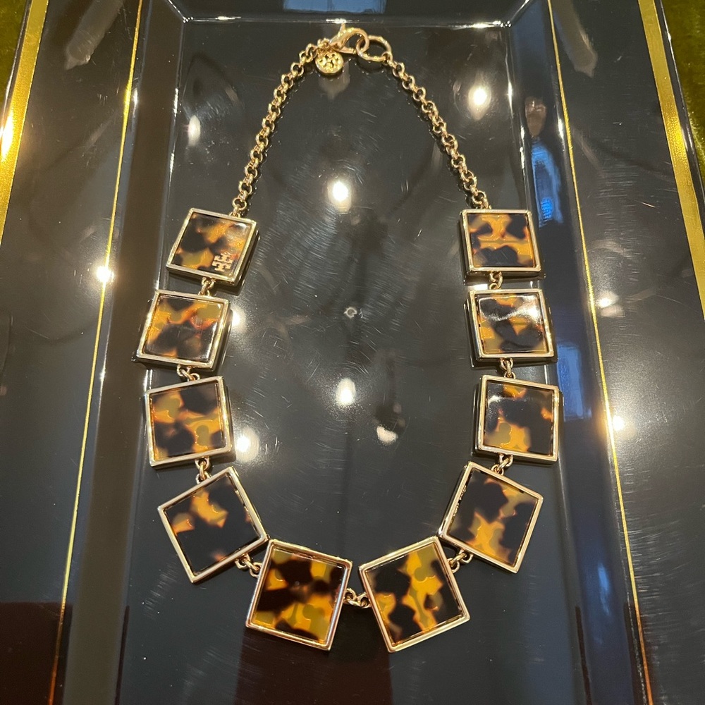 Gold Tory Burch Necklace